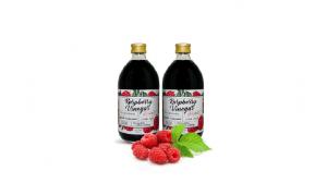 ORGANIC RASPBERRY CIDER VINEGAR RAW UNFILTERED WITH 